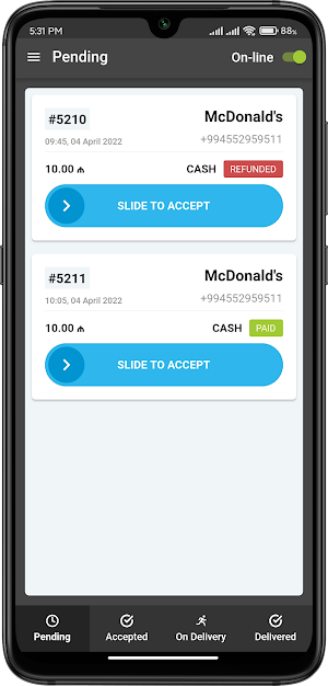 Sea Breeze Delivery Courier Screenshot 1