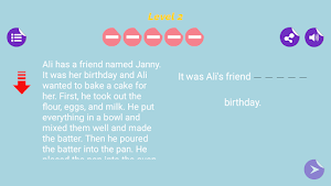 English Comprehension Reading Screenshot 0