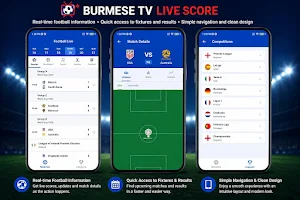 Burmese TV : Live Score Screenshot 1