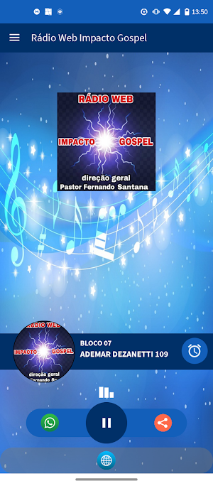 Rádio Web Impacto Gospel Screenshot 2