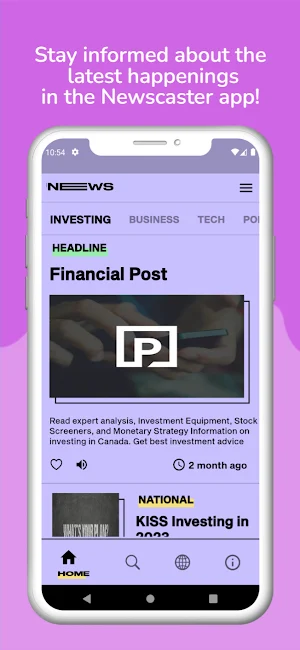 Newscaster Screenshot 0