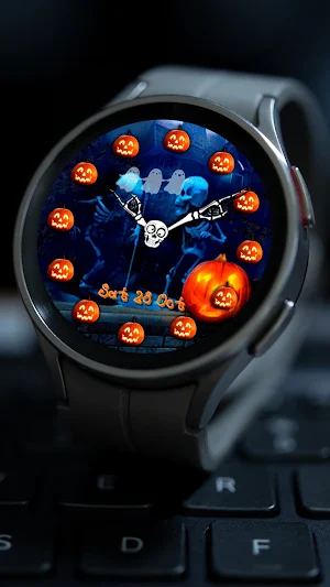 Halloween v3 URX103 Watch face Screenshot 1