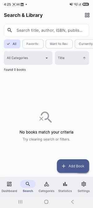 Book Library Screenshot 1