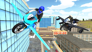Flying Motorbike Simulator Screenshot 0