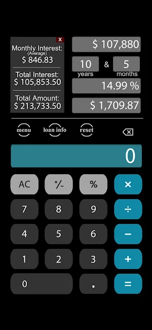 Loan Calc 2 in 1 Screenshot 1