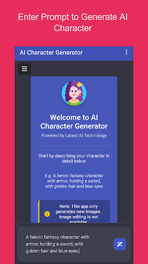 AI Character Generator Screenshot 1