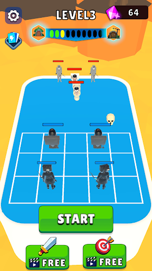 Merge Skibidy: Toilet Battle Screenshot 2