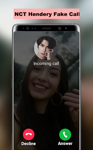 Hendery Fake Call Screenshot 1