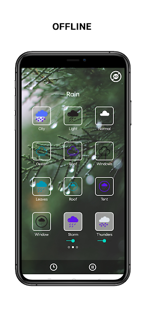 Rain Sounds Sleep Relax Screenshot 1