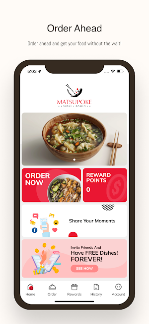 Matsutake Poke & Sushi Screenshot 0