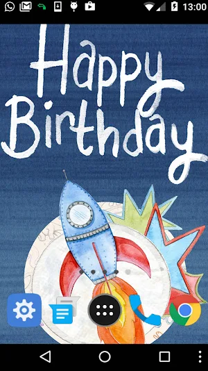 happy birthday wallpaper Screenshot 1