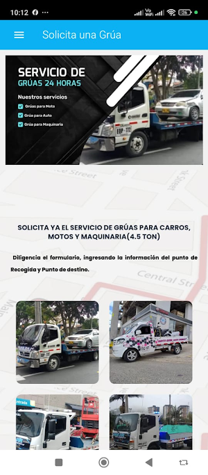 GRUAS SOLUCIONES Screenshot 2