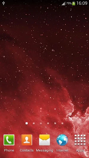 Galaxy Parallax Live Wallpaper Screenshot 2