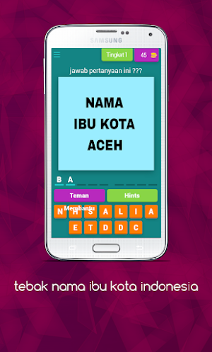 tebak nama ibukota indonesia Screenshot 0