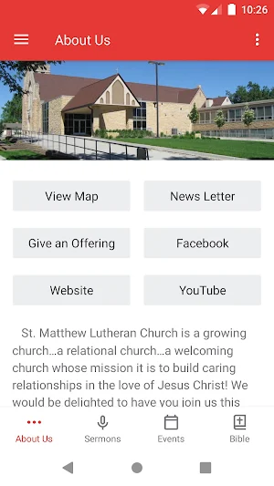St. Matthews Worthington MN Screenshot 0