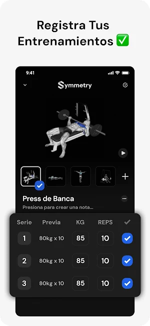 Symmetry: Rutinas Gimnasio Pro Screenshot 3