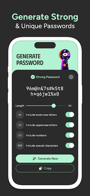 Safe Random Password Generator Screenshot 0