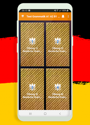 Test Deutsch Grammatik A1 A2 B Screenshot 1