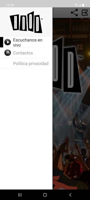 HOOD Radio Screenshot 2