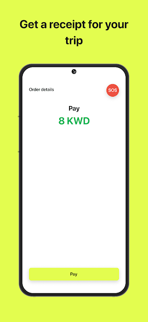 Taxi Kuwait - YOGO App Screenshot 3