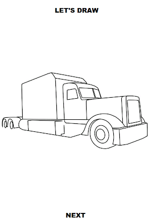 Draw Semi Trucks Screenshot 3