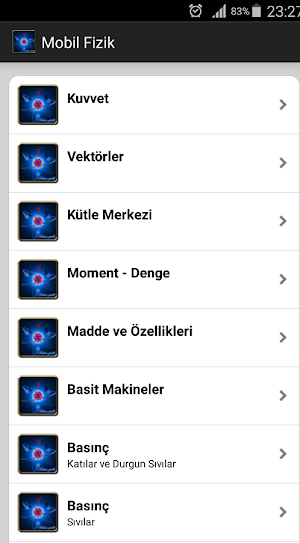 Mobil Fizik Screenshot 1