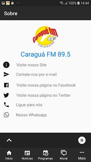 Caraguá FM 89,5 Screenshot 3
