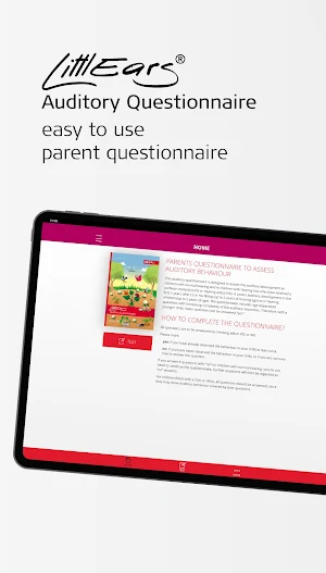 LittlEARS Questionnaire Screenshot 0