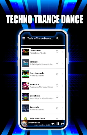 Techno Trance Dance Music Radio Screenshot 2