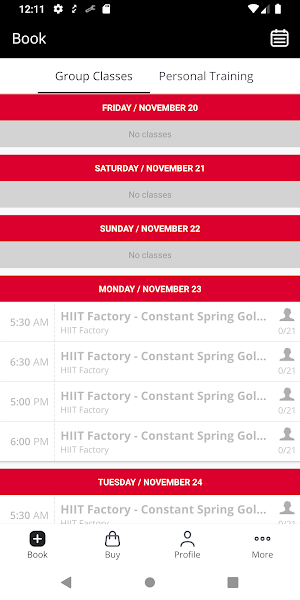Express Fitness Screenshot 2