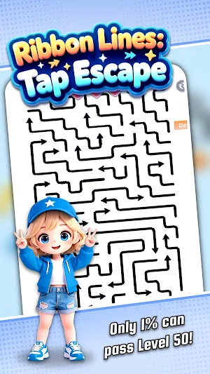 Ribbon Lines: Tap Escape Screenshot 2