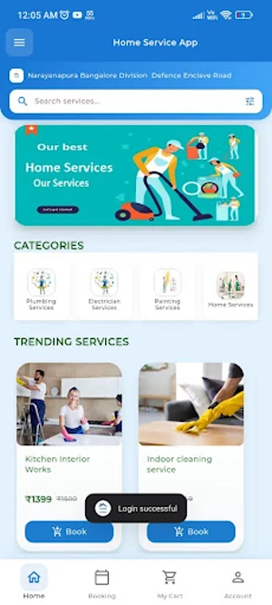 Home Service App Screenshot 0
