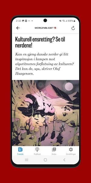 Morgenbladet Screenshot 1