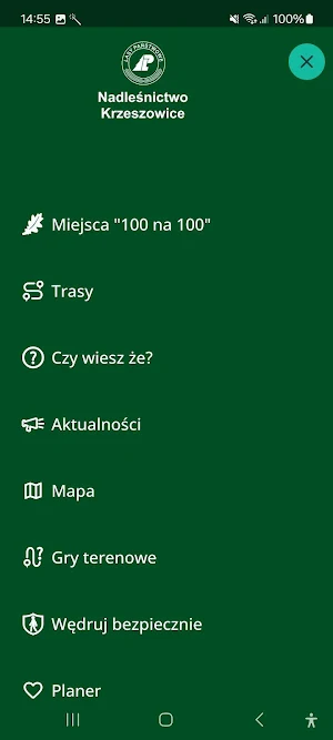 Nadleśnictwo Krzeszowice Screenshot 2