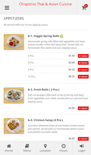 Chopstixs Restaurant Screenshot 1