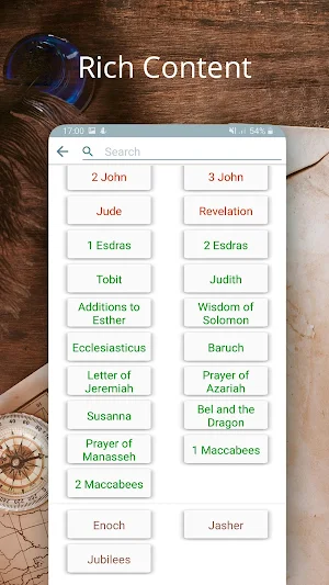 Bible KJV with Apocrypha, Enoch, Jasher, Jubilees Screenshot 1