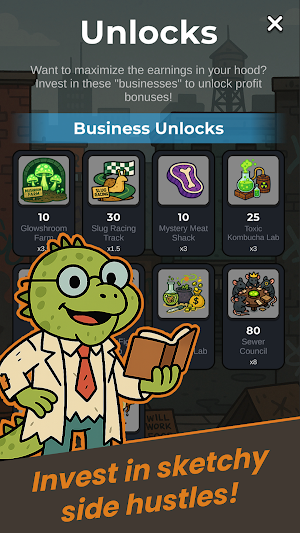 Trash Tycoon: Idle Trampire Screenshot 1