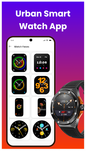 Urban Smart Watch App Screenshot 1