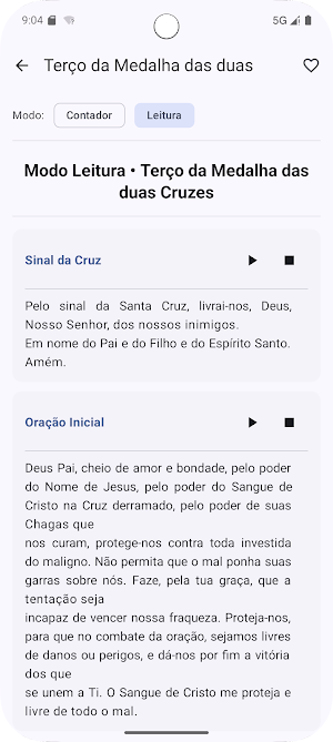 Terço Medalha das duas cruzes Screenshot 3