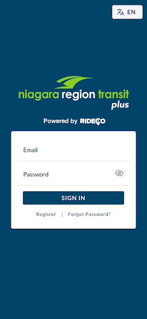 Niagara Region Transit Plus Screenshot 1