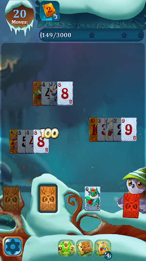 Solitaire: Frozen Dream Forest Screenshot 3
