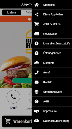 Burgerhouse München Screenshot 2