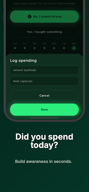 No Spend Challenge – Money Screenshot 1
