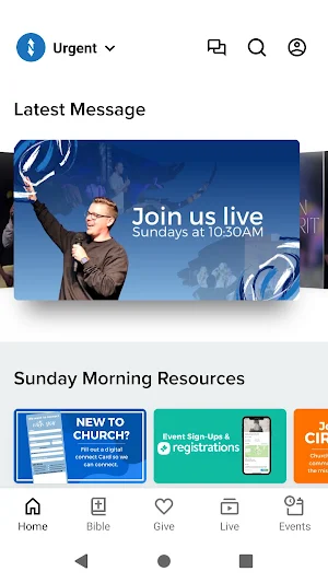 Urgent Church Screenshot 0