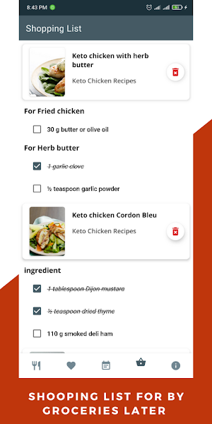 Keto Diet Recipes: Ketogenic Diet Recipe App Free Screenshot 3