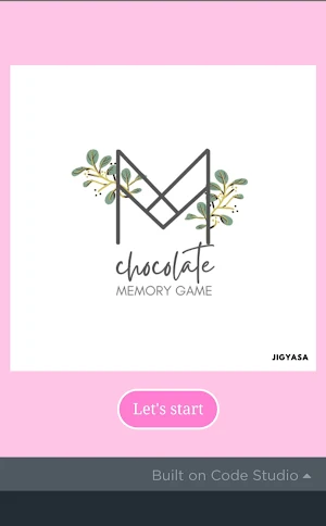 Chocolate Memory Game Screenshot 1