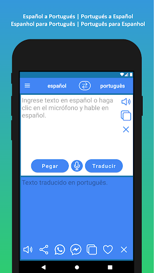 Spanish Portuguese Translator Screenshot 0
