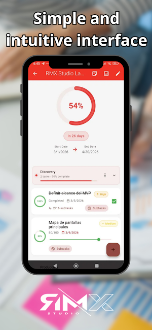 Simple Project Manager Screenshot 1