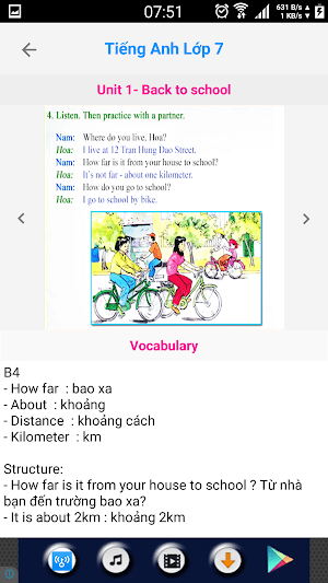 Tieng Anh Lop 7 - English 7 Screenshot 3