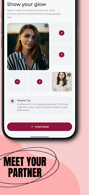 Roselle: Online Dating App Screenshot 1